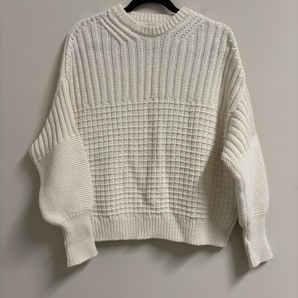 The Knotty Ones Delcia Organic Cotton Off-White‎ Sweater Size Small/Medium - Picture 2 of 8